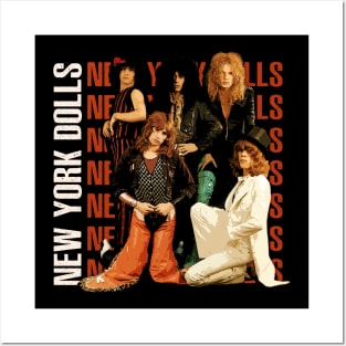 New York Dolls Live Wire Stage Sparks And Swagger Posters and Art